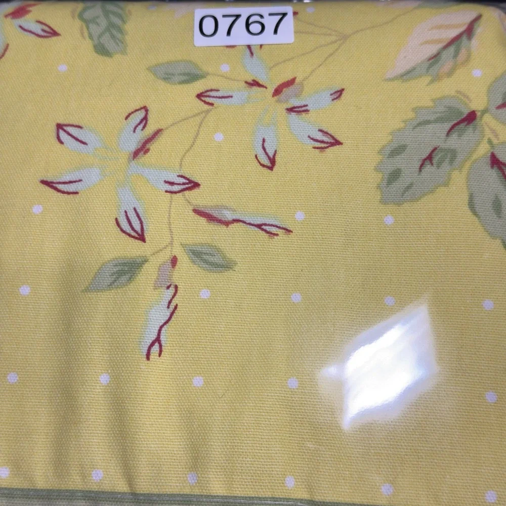 Pair Cottage Floral Full Size Pillow Shams‎ Yellow Rose Sage Green Traditional